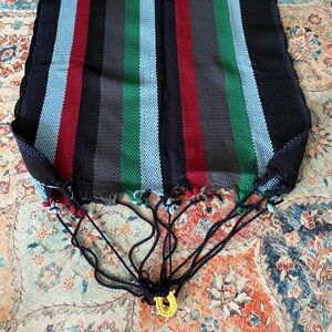 Hammock Hand-Woven New Heavy Duty 8 ft size Braided Fabric Rope Outdoor